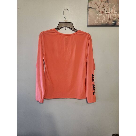 Surf Style Sun Protection UPF 60+ Womens Long Sleeve Size M Neon Pink - Picture 3 of 3